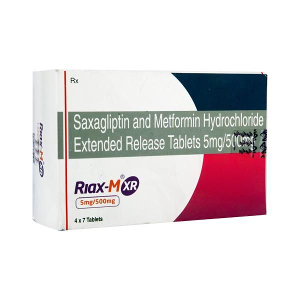 Riax M XR 5мг / 500мг Riax M XR 5мг / 500мг